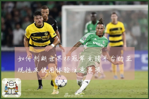 如何判断世界杯冠军竞猜平台的正规性及使用体验注意事项